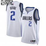 Maillot NBA Dallas Mavericks Kyrie Irving 2 Nike 2022-23 Association Edition Blanc Swingman - Enfant